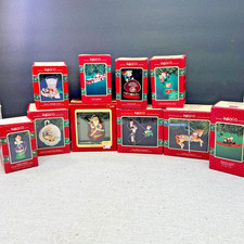 Vtg 90's Enesco Treasury of Christmas Mix Ornaments Lot of 10 Orig NEW READ picture