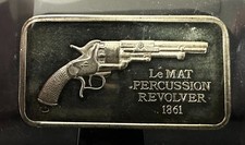 Le Mat 1861 Grape Shot Percussion Revolver .925 1oz Silver American Hall of Fame picture