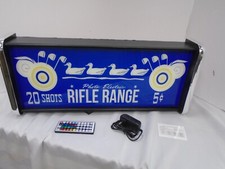 20 shot Rifle Range LED Display lighted sign lightbox Wall Light picture