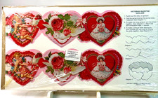 Vtg NIP NOS Victorian Valentine Garland By Current Inc. Paper Garland picture