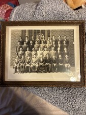 Vintage Framed Class of 1934 J.H.S picture