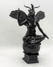 Baphomet Statue Gothic Occult Satanic Sculpture Altar Decor Figurine picture