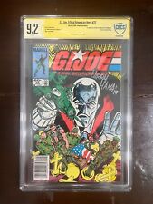 G.I. Joe: A Real American Hero #22 - Newsstand - CBCS 9.2 signed HAMA picture