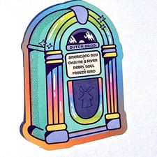 Dutch Bros Coffee Jute Box Limited Exclusive Second Chance Sticker 2026 picture