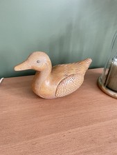 Vintage Faux Hand Carved Wooden Duck Mallard Decoy DESIGNER REPPROS, NUMBERED ￼ picture