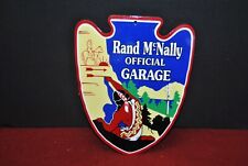  ORIGINAL RAND MCNALLY HIGHWAY MAP PORCELAIN SIGN  picture