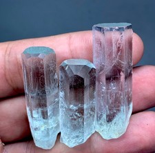 Aquamarine Crystal Trio From Pakistan 118 Carat picture