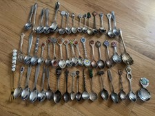 48-Piece Vintage Souvenir Spoon & Flatware Lot Canada Travel Collectibles picture