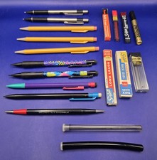 Lot of Mechanical Pencils, Lead & Erasers~Pentel, Scripto, SKILCRAFT, BIC, Zebra picture