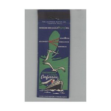 Matchbook Cover Railroad Chesapeake and Ohio Carferries picture