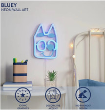 Bluey LED Neon Wall Light Sign Kids Bedroom Playroom Decor 5.5x8.1 NEW Sealed picture