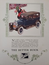 Vintage 1926 Magazine Print Ad - 1926 BUICK Motor Cars - Full Page Color Ad picture