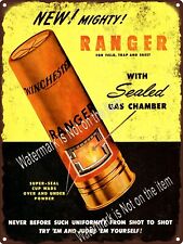 1948 Winchester Shot Gun Shells Ranger Hunting Metal Sign 9x12