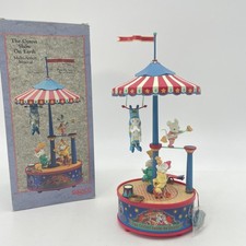 Vintage Enesco Small World Of Music Cutest Show On Earth Circus Musical W/ Box picture