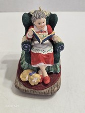 Vintage 1997 Mrs Claus Story HALL KEEPSAKE ORNAMENT- No Box picture