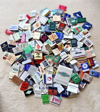 Over 200 Vintage Matchbooks - USA, Ireland, Scotland, England. Weighs 2 Pounds picture