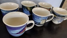 6 Limited Edition Gevalia Country of Origin  Mugs In Original Box New picture