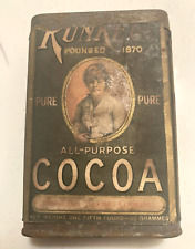 RUNKEL'S COCOA VINTAGE TIN  ONE-FIFTH POUND picture