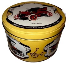 Cute Motorcars Antique Cars The Golden Past 1903-1910 Tin Box Deep  picture