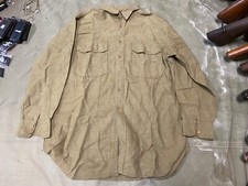 ORIGINAL WWII US ARMY M1937 M37 WOOL COMBAT FIELD SHIRT- LARGE 44R picture