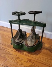 Vintage Lamac Process Shoe Sole Press Erie PA picture