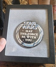 Rare Vintage 1978 Star Wars Kenner May The Force Be With You Retailer Pin Badge picture