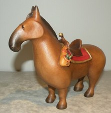 NEW Horse , Kastlunger 13 cm, wood figurines Lepi from Italy  picture