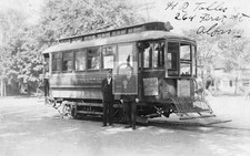 1906 Trolley Traction Car Conductors Albany New York NY - Reprint picture
