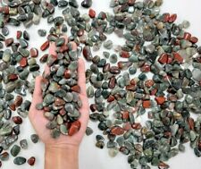 Small Tumbled Bloodstone Crystals Bulk Tiny Stone Tumbles for Jewelry & Healing picture