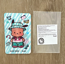 OLIVE YOUNG x Sanrio Pochacco Lenticular Photocard Multicolor 85mm x 55mm picture
