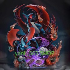 H35CM Light Up Salamence GK Statue Anime Figure PVC Model Collectibles Xmas Gift picture