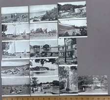 15 C. R. Childs Saugatuck MI Postcard Lot: Beach/Town/Ferry/Pavilion/Lighthouse picture