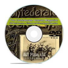 The Confederate Veteran Magazine 480 issues Civil War Soliders Genealogy DVD picture