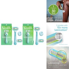 Gillette Venus Razors for Women, 1 Razor + 2 Blade Refills, Pack of 2 picture