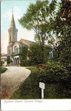 Appleton Chapel Harvard College Antique Postcard UNP Unused DB Germany picture