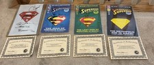 SUPERMAN Reign of the Supermen 4 Comic Book set Autographed 1723/10,000 Num COA picture