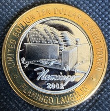 9/11 FLAMINGO HILTON HOTEL CASINO RARE Limited Edition 999% .6 Oz Pure Silvr Stk picture