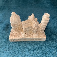 Vintage Piazza Dei Miracoli Pisa Italy Statue Figurine Souvenir Angeli Lio #WW picture