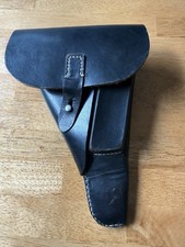 WWII German Walther P38 Soft Shell Holster JWA 4 Moritz Stecher Lederwerke picture