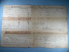 1863 Original Civil War Payment To Capt & ADC Arnold Dulon picture