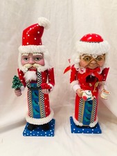Rare Vtg Brn/Lillian Vernon Holiday Red/Wht/Bl 
