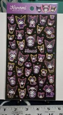 KUROMI My Melody Sanrio Decal Sticker Sheet AUTHENTIC Japan Goldleaf Hello Kitty picture
