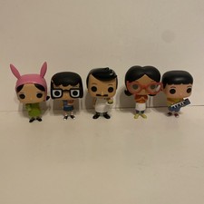 Bob's Burgers Funko Pop Lot The Whole Family, 5 Loose Figs. Tina Gene Louise picture