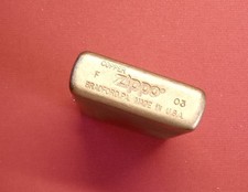 Zippo Lighter 2003 Solid Copper Nice Two-Sided Design picture