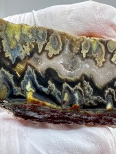 Midnight Inferno__RARE  Idaho Jasper - Agate Slab picture