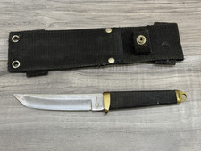 Vintage 90s United Cutlery UC468 Black Dragon Mini Tanto Knife & Sheath picture