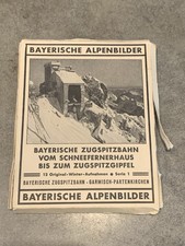 Vintage Souvenir Bayerische Alpenbilder 12 Photographs picture