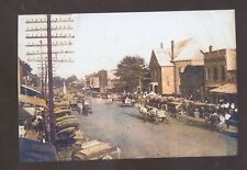 REAL PHOTO LOUISVILLE MISSISSIPPI DOWNTOWN STREET SCENE MS. POSTCARD COPY picture