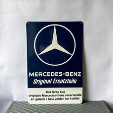 Mercedes-Benz Original Ersatzteile Vintage Heavy Metal Sign-24