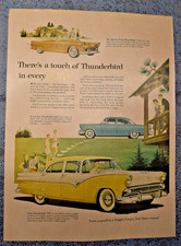 Ford, Advertising, Magazine, Thunderbird, 1955, Original, Sugar Crisp picture